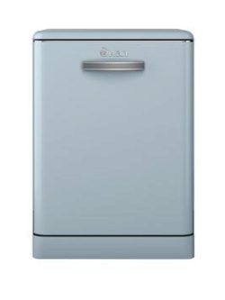 Swan Sdw7040Blun 12-Place Retro Dishwasher - Blue